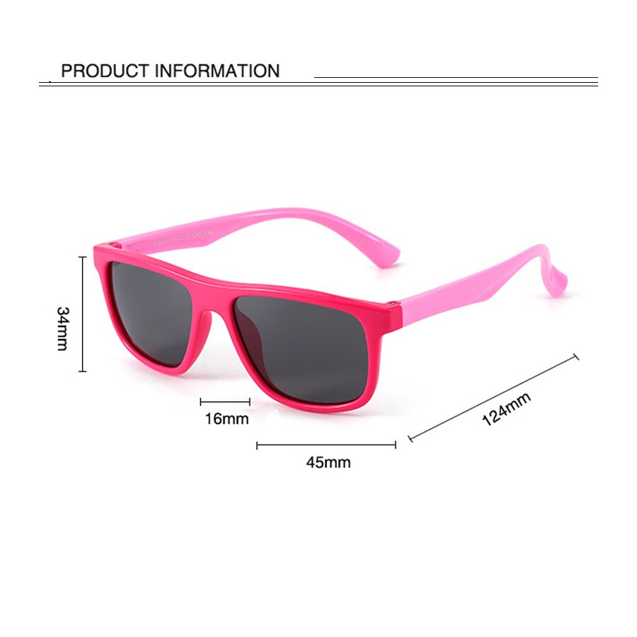Children's Sun Glasses Polarized Lens Classic Sunglasses For Kids Babies Boy Girl Cute UV400 Protection Vintage Eyewear 8249 - KiwisLove