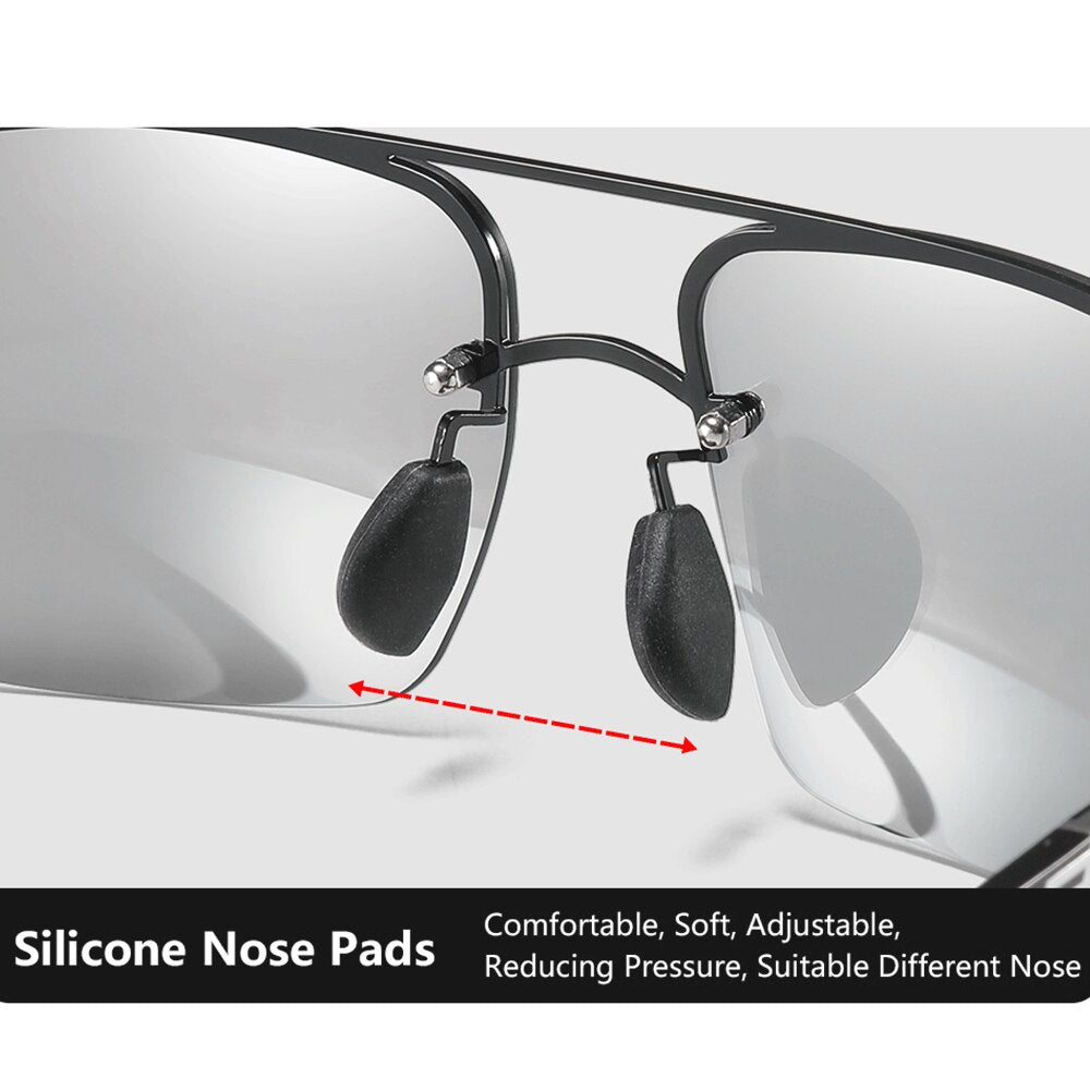 Sunglasses Men Anti-glare Sports Driving Eyeglasses For Male Day Night Vision Photochromic Polarized UV400 Lens Eyewear V1912 - KiwisLove
