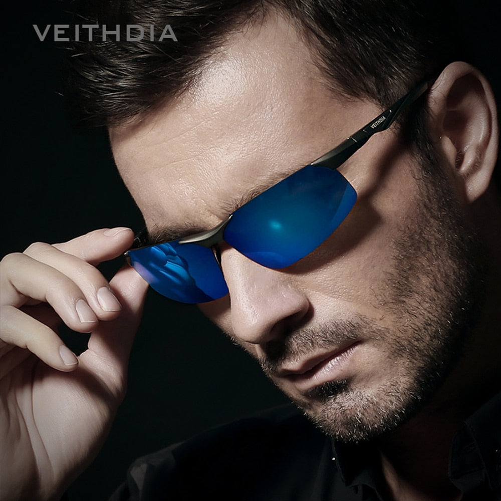 VEITHDIA Aluminum Magnesium Men's Polarized VU400 Sun Glasses Night Vision Mirror Male Eyewear Sunglasses Goggle Oculos  6502 - KiwisLove