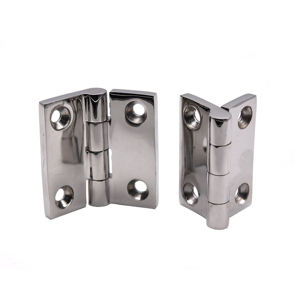 38x38mm (1.5''x1.5")316 Stainless Steel Polished Heavy Duty Boat Cupboard Door Cabinet Strap Butt Hinge Marine Grade Boat Hinge - KiwisLove