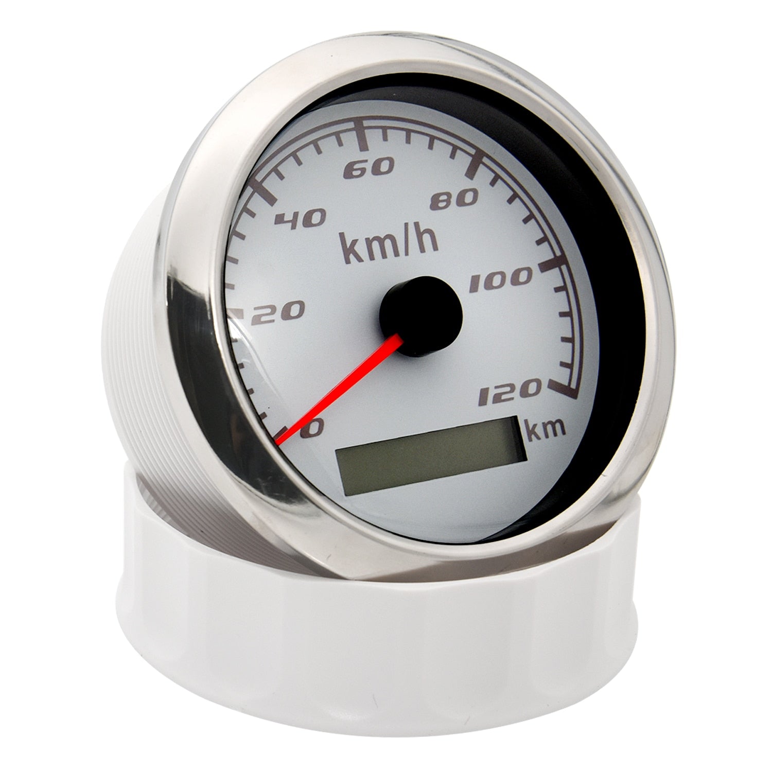 Waterproof 85mm Universal GPS Speedometer Pointer LCD Display Odometer 120km/h 60km/h 30km/h for 12V 24V Car Motorcycle Boat - KiwisLove