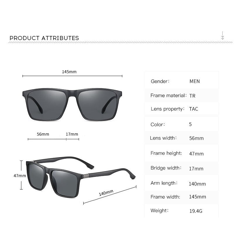 Sunglasses Men Women Fashion Cycling Sun Glasses Polarized UV400 Lens Outdoor Driving Vintage Eyewear Accessories For Male 3320 - KiwisLove