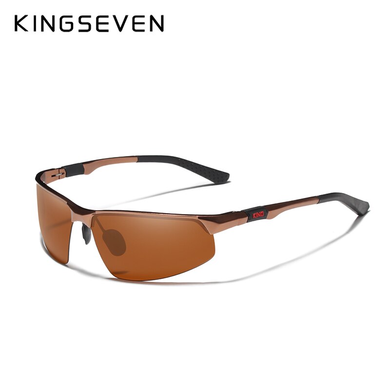 KINGSEVEN 2020 Aluminum Photochromic Sunglasses Men Polarized Vintage Black Driving Sun Glasses For men Oculos De Sol Masculino - KiwisLove