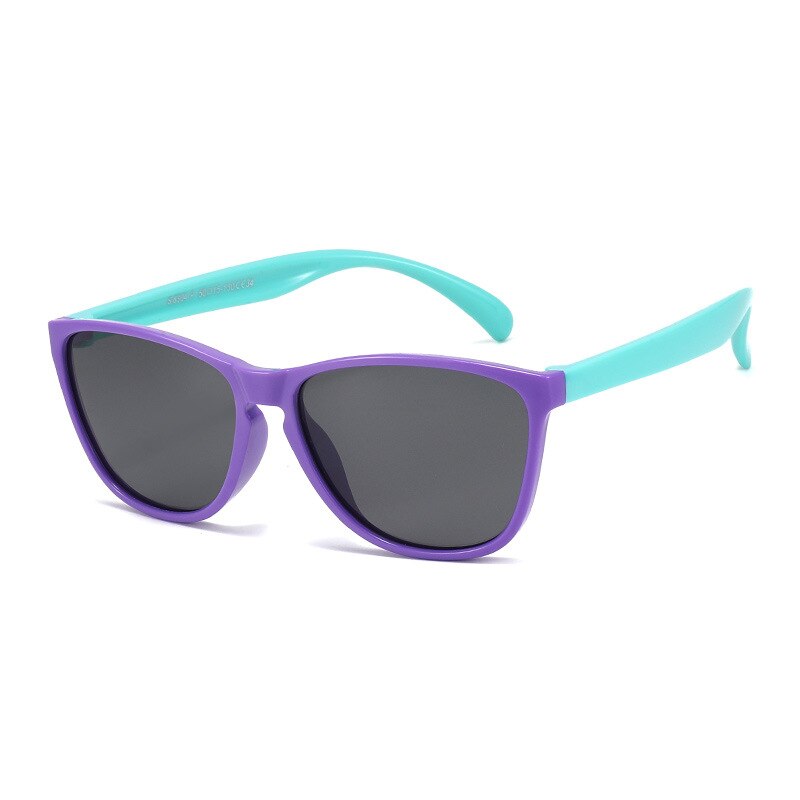 Kids Sunglasses Fashion Vintage Boys Girls Baby Children Sun Glasses UV400 Eyewear Cool Classic Sport Square Polarized Lens 8304 - KiwisLove