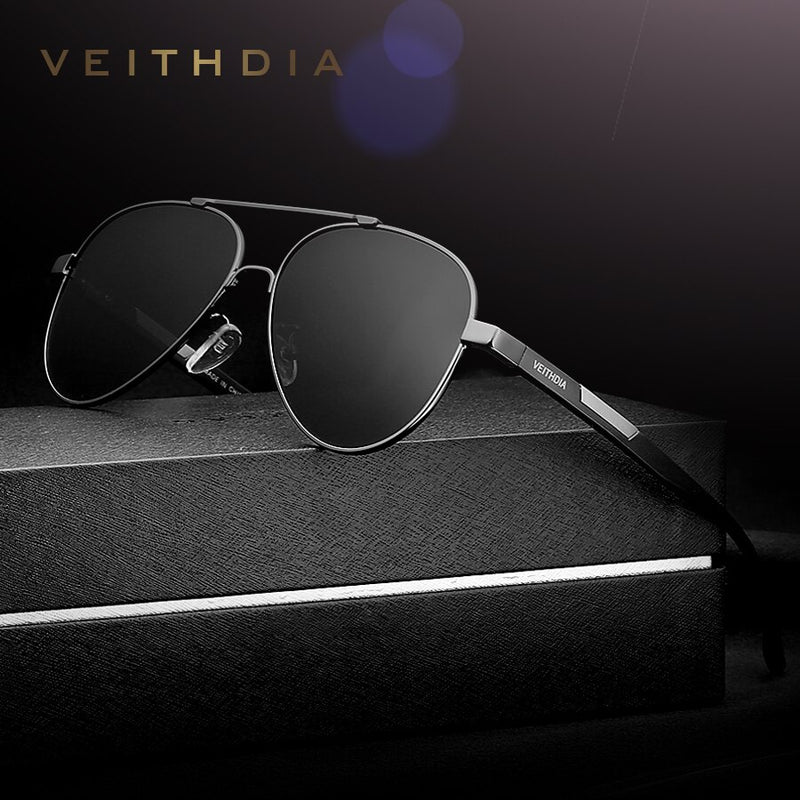 VEITHDIA Men Sunglasses Aluminum Photochromic Polarized UV400 Lens Vintage Eyewear Accessories Male Female Sun Glasses V6699 - KiwisLove