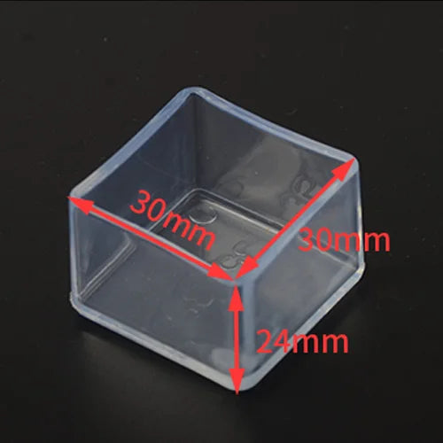 Furniture Leg caps Chair leg caps Transparent Table Chair Foot Cover Silicone Wear-resistant Cap Noise Reduction Protect Floor