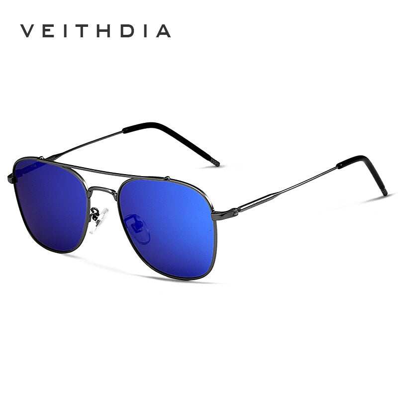 VEITHDIA Women Sunglasses Men Unisex Classic Luxury Brand Alloy Polarized UV400 Fashion Vintage Eyewear Male Sun Glasses V3820 - KiwisLove