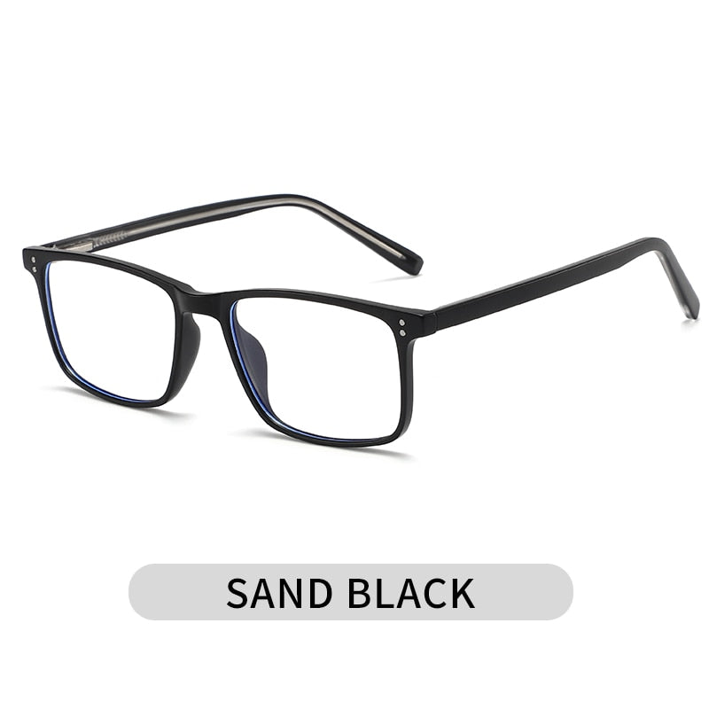 Glasses Unisex Anti Blue Light Lens Casual Fashion Vintage Computer Goggles Optical Male Eyeglasses Frame For Men Women 211210 - KiwisLove