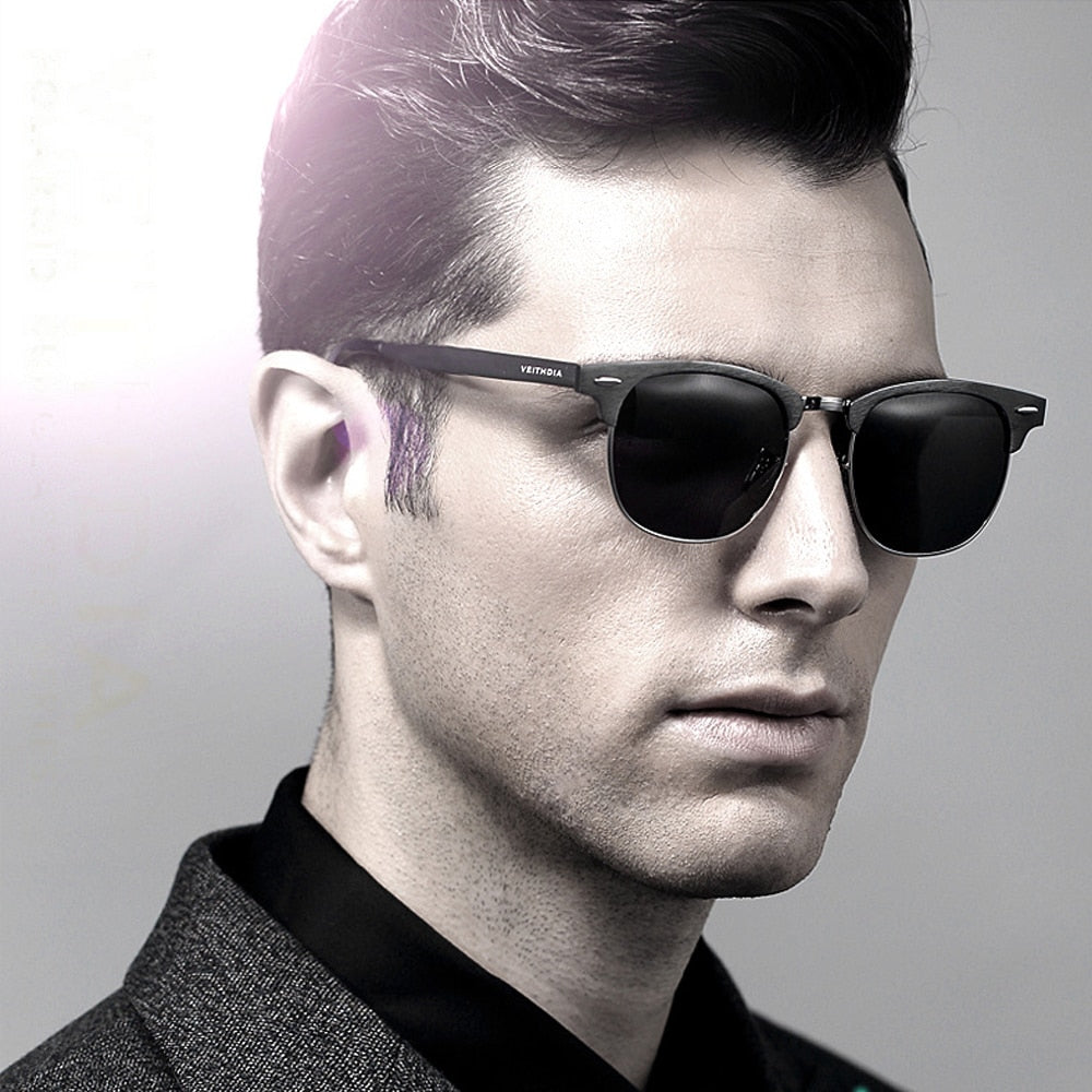 VEITHDIA Retro Sunglasses Unisex Aluminum UV400 Men Polarized Vintage Eyewear Outdoor Driving Women Sun Glasses For Male 6690 - KiwisLove