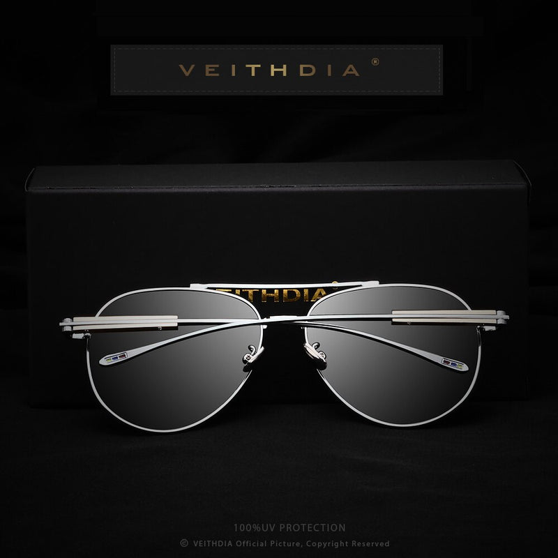 VEITHDIA Sunglasses Fashion Brand Designer Unisex Aluminum Men Women Sun Glasses Polarized Mirror Male Eyewear For Female 6696 - KiwisLove