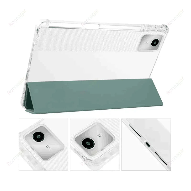 Tablet Cover for Lenovo Xiaoxin Pad 2024 Tab M11 TB-330FU TB-331FC with Pencil Holder Soft Back Funda Lenovo Tab M11 Wake/Sleep