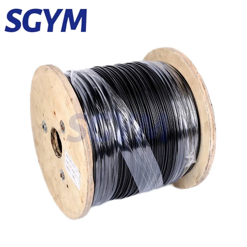 Black PVC Coated 10/20/50/100Meter Steel Flexible Wire Rope soft Cable  304 Stainless Steel Clothesline Diameter 1/1.5/2/3/4/5mm