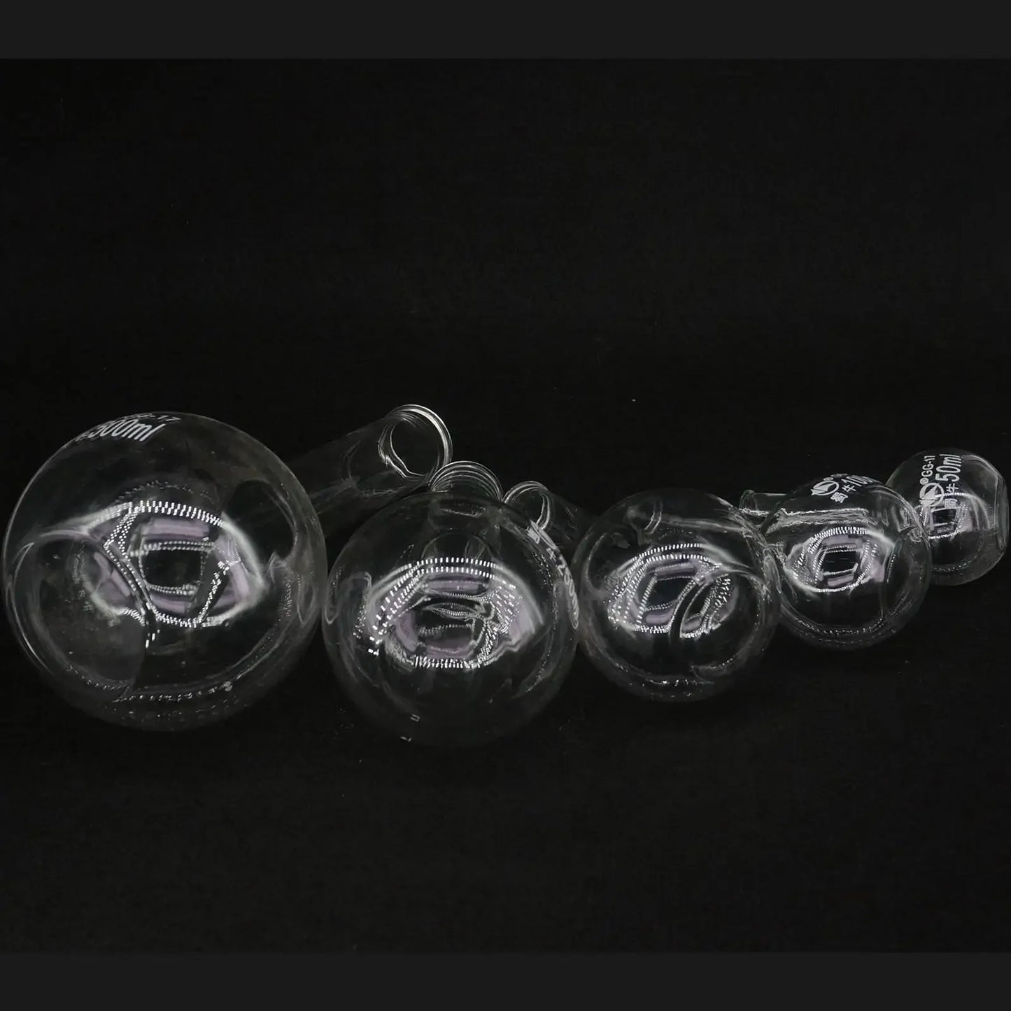 50/100/150/250/500/1000/2000ml Borosilicate Glass Long Neck Flat Bottom Flask Thermostability - KiwisLove