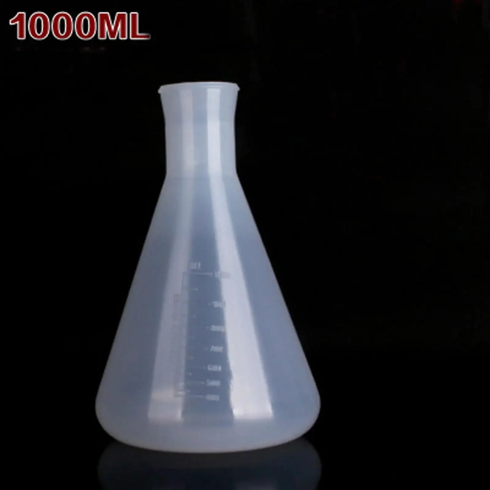 25/50/100/125/250/500/1000/2000ML PP Conical Erlenmeyer Flask Without Cap Lab Teaching Experiment - KiwisLove