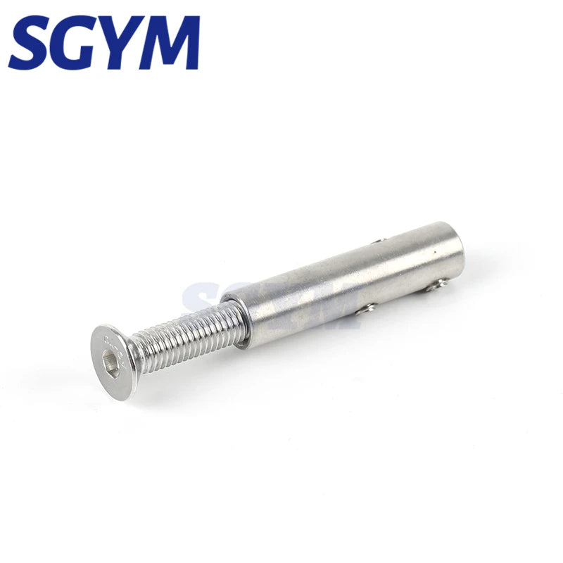 Cable Railing Wire rope Threaded Stud Tension End Fitting Toggle Anchor Terminal Cross Clip Clamp with Hexagon Grub Screw Bolts