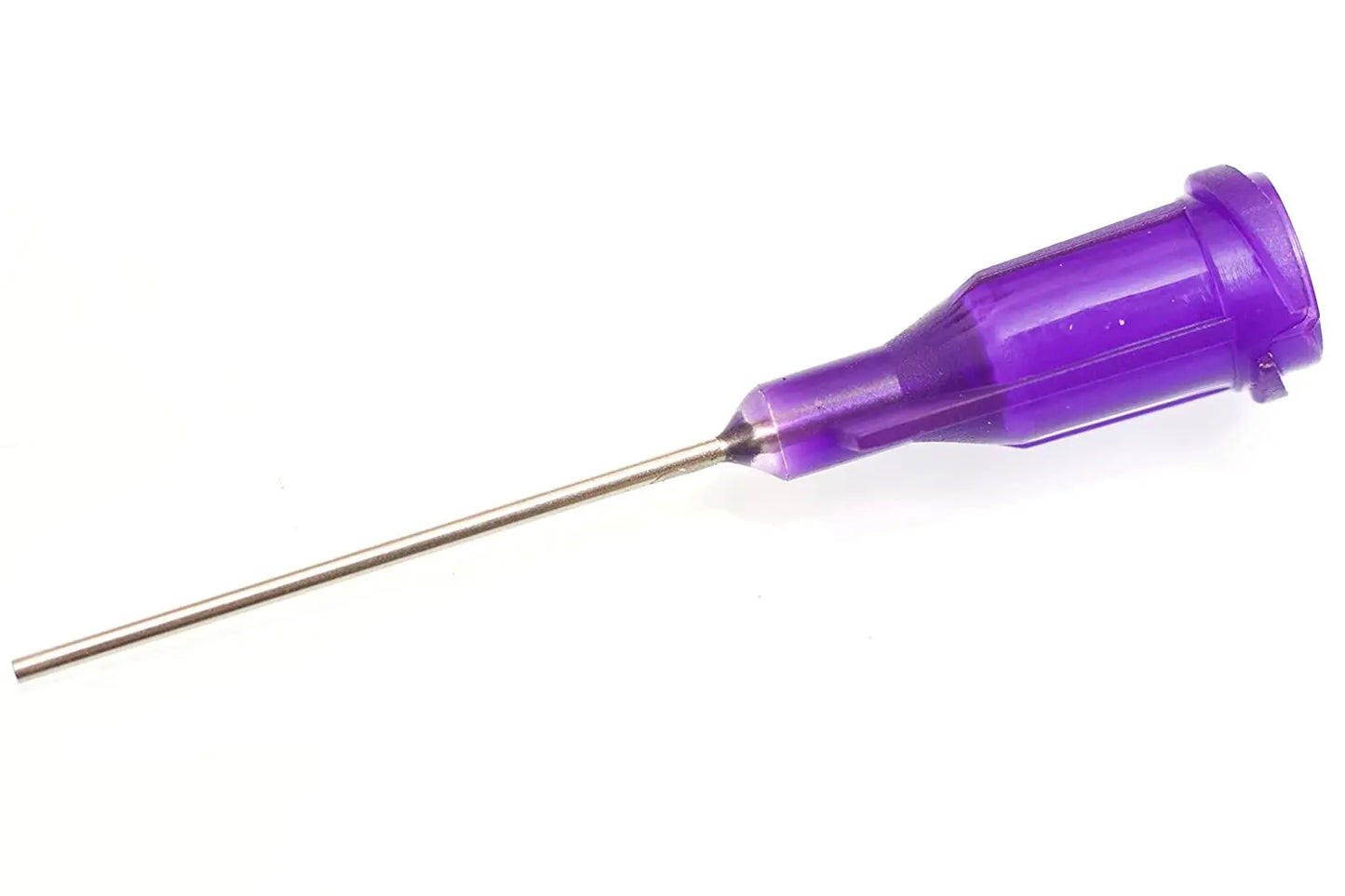 10/25pcs 1.5 Inch Dispensing Needles Syringe Needle 1.5 Inch Length Machine Nozzle Glue Needle Blunt End Threaded Port 14G-27G