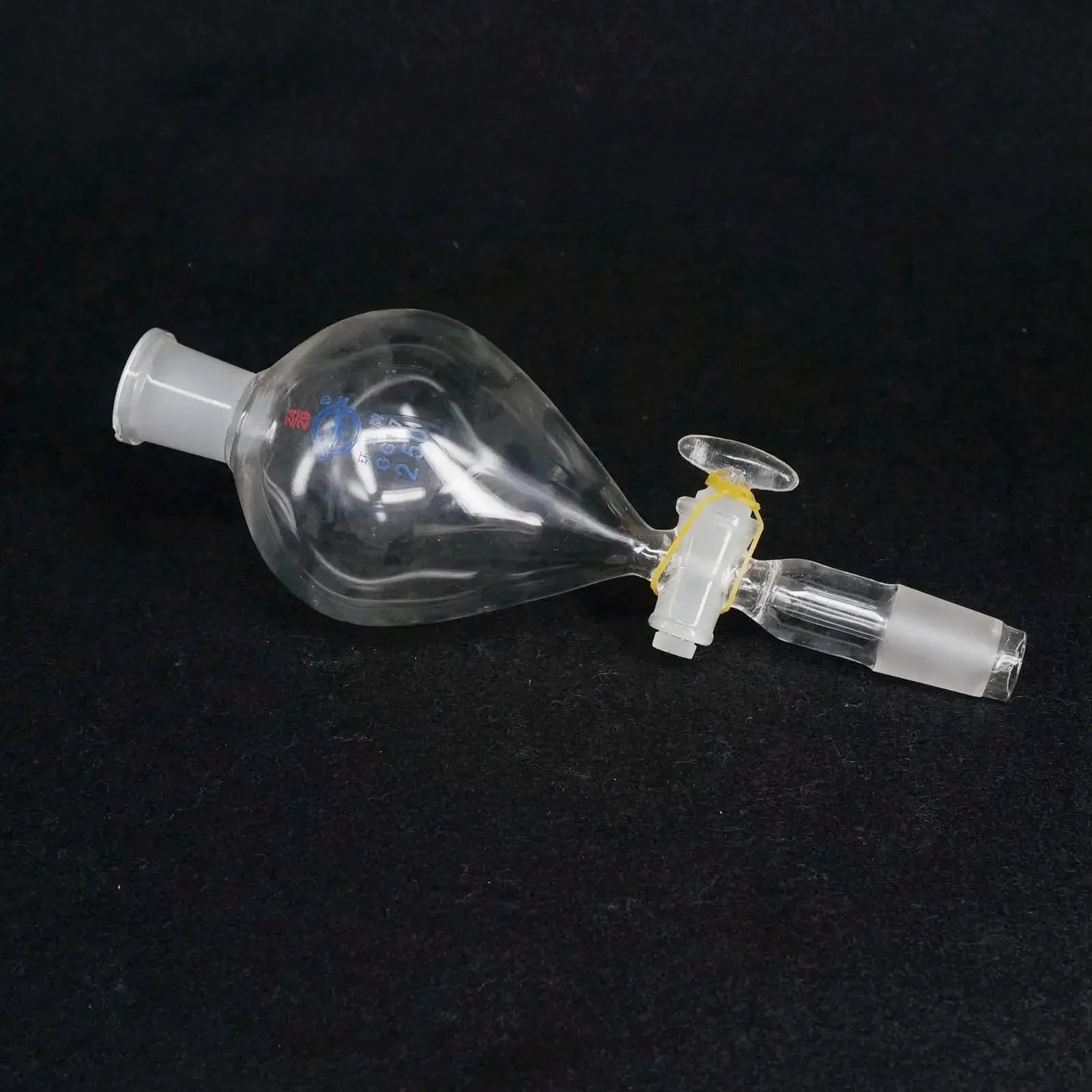 250ml #19 #24 #29 Ground Joint Ball Shaped Lab Separatory Funnel With Glass Stopcock - KiwisLove
