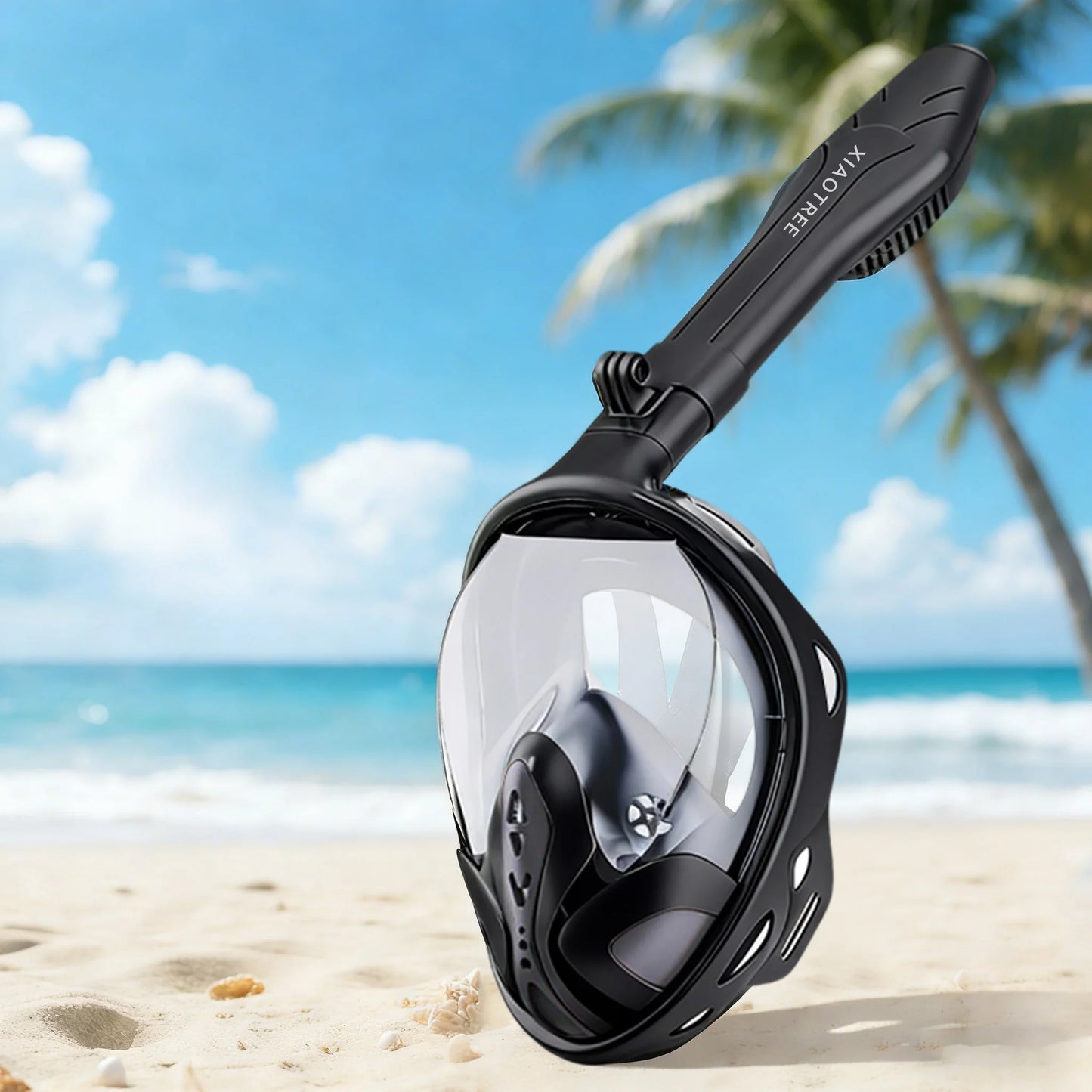 XIAOTREE New Underwater Diving Anti-Fog Full-Face Snorkeling Mask, Snorkel Breathing Mask, Safe and Waterproof