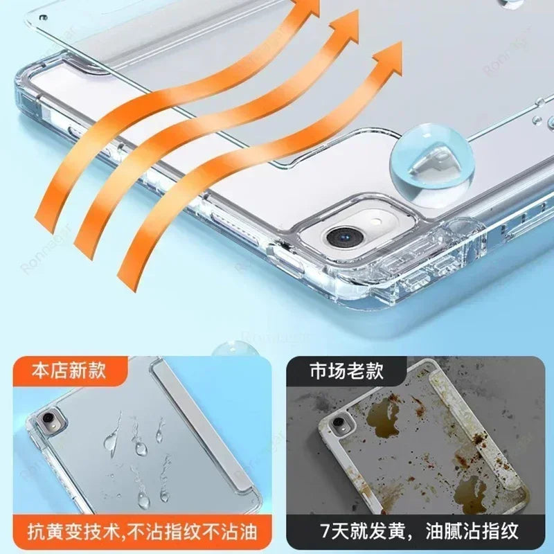 Y- Folding Case For Huawei MatePad 11 5.S Case 2024 Magnetic Stand Cover Coque Huawei MatePad 11.5 S 11.5S Cover Auto Wake Sleep