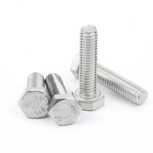 NINDEJIN External Hex Hexagon Head Bolt and Nut Kit M4 M5 M6 Stainless Steel Metric Hex Cap Screw Nuts Assorted Kit