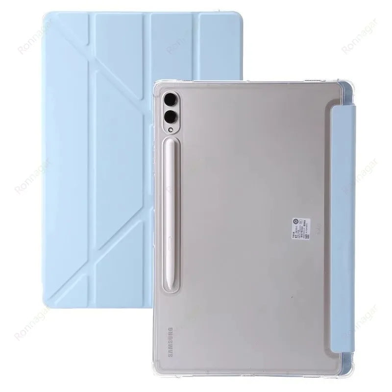Magnetic Y-fold Case for Samsung Galaxy Tab S10 FE+ 131'' 10.9'' 2025 A11/S11/S10/S9/S8/S7Plus 12.4'' 11'' for Samsung S9+/S9 FE