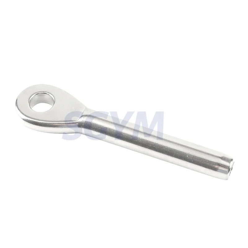 Cable Railing Tensioner 3/4/5/6/8/10mm Swage Eye Terminal T316 Stainless Steel Wire Rope Fitting Hardware