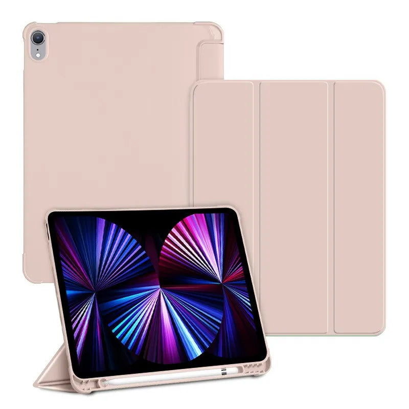 With Pencil Holder Case for iPad Air11 inch 2025 2024 A16 11th 10th 9th 8th 7th 10.2 inch Air5 4 10.9 Pro11 M4 Auto Sleep Wake