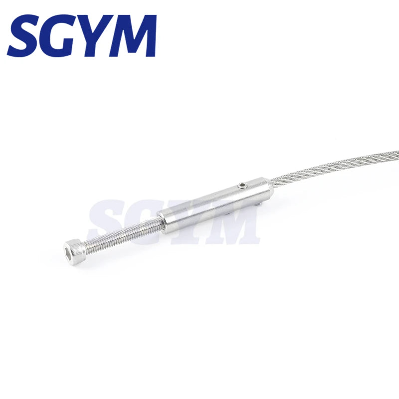32pcs Wire Rope 4mm Handscrew Clamp Lock  Threaded Hexgonal Head Cable 5/32'' Tension End Fitting  for Stair Deck