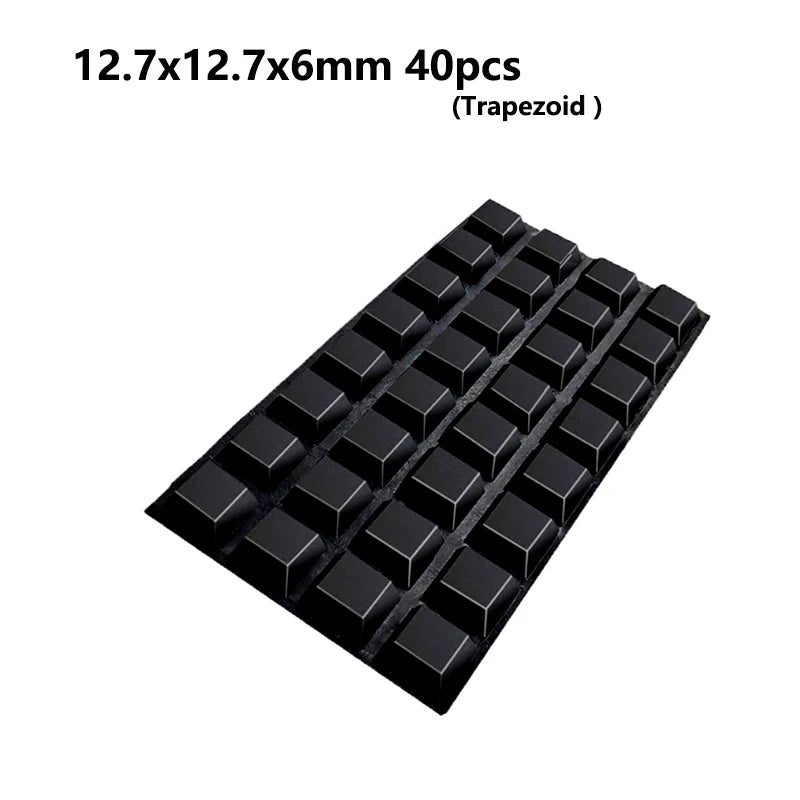 Strong Self-Adhesive Clear Door Stopper Rubber Damper Buffer Cabinet Bumpers Furniture Dots Cushion Protective Pads Tiny Bumpons