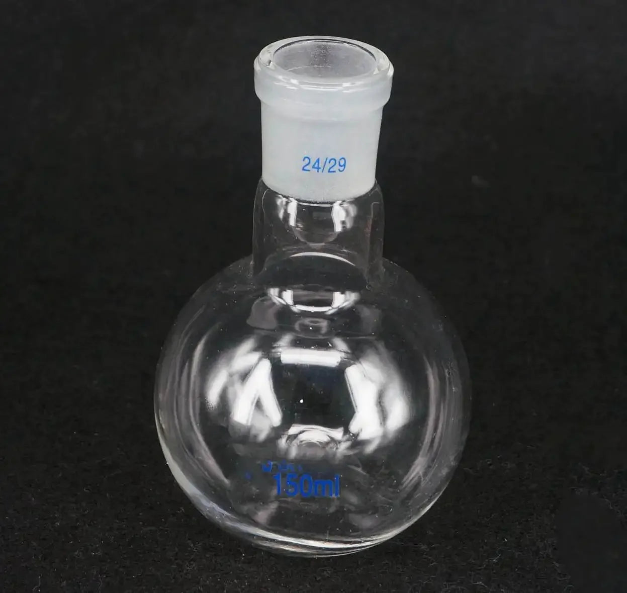 100ml 150ml 250ml Borosilicate Glass 19/26 24/29 29/32 One Mouth Short Neck Flat Bottom Flask Boiling For Lab - KiwisLove