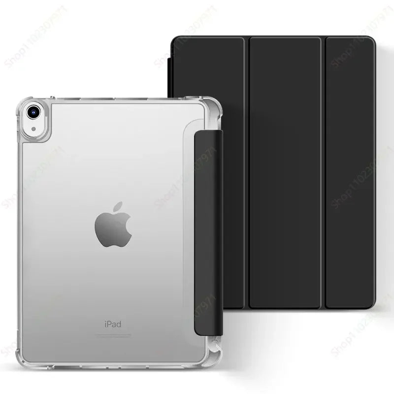 With Pencil Holder Case for iPad A16 2025 Pro11 M4 2024 Air11 M3 M2 iPad  Air5 4 10.9 10th 10.2 7 8 9th 5/6th 2017 2018 9.7 10.5