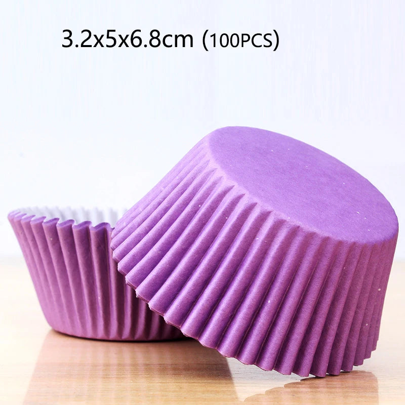 100-1000Pcs Muffin Cupcake Paper Cups Cupcake Liner Baking Muffin Box Cup Case Party Tray Cake Decorating Tools