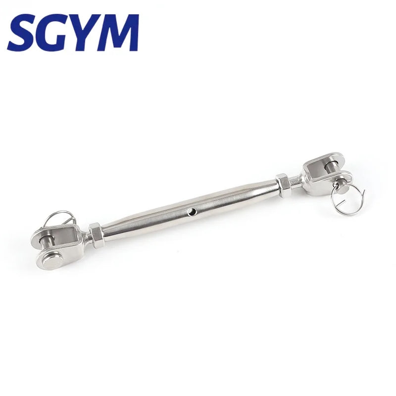 M5 M6 M8 M10 M12 M14 M16 M20 304 Stainless Steel Marine Sailboat Rigging Screw Closed Body Jaw/Jaw Turnbuckle