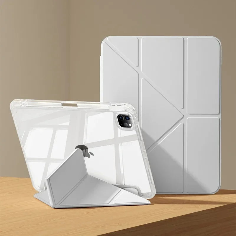 Y Fold Magnetic Case For iPad A16 2025 Air5 Air4 iPad Air11 13 M3 M2 M4 M5 Pro11 13 12.9 10th 9th 8th 6th 5th 10.9 10.5 10.2 9.7