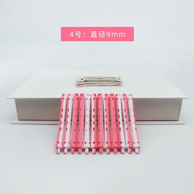 다운펌 Heatless Hair Curler No Heat Hair Rollers Soft Curling Rod Pull Core Lazy Curls Flexi Rods Wave Formers Hair Styling Tools - KiwisLove