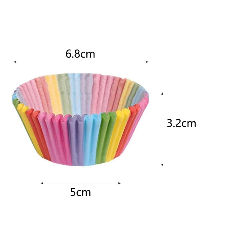 100-1000Pcs Muffin Cupcake Paper Cups Cupcake Liner Baking Muffin Box Cup Case Party Tray Cake Decorating Tools