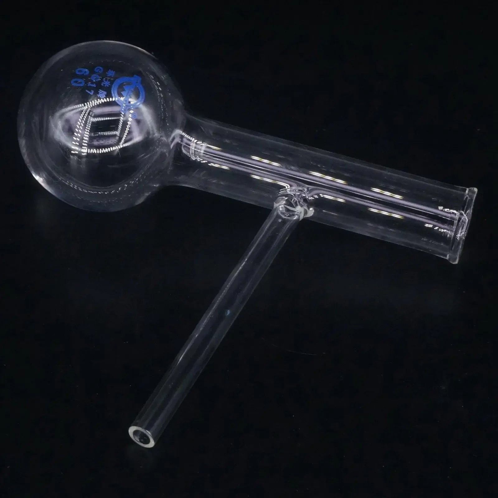 60ml Glass Distillation Flask Round Bottom with Side Arm Distilling Lab Flask - KiwisLove