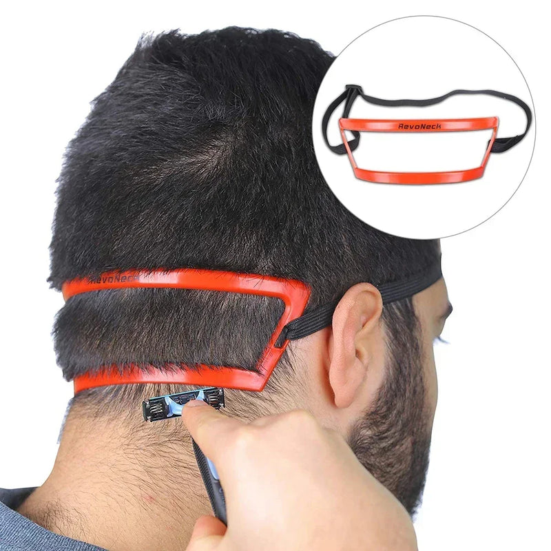 Hair Trimming Ruler Neckline Guide Shaping Styling Beard Template Comb Neck Back Styler Men Neck Shaping Ruler Tools for Barber - KiwisLove