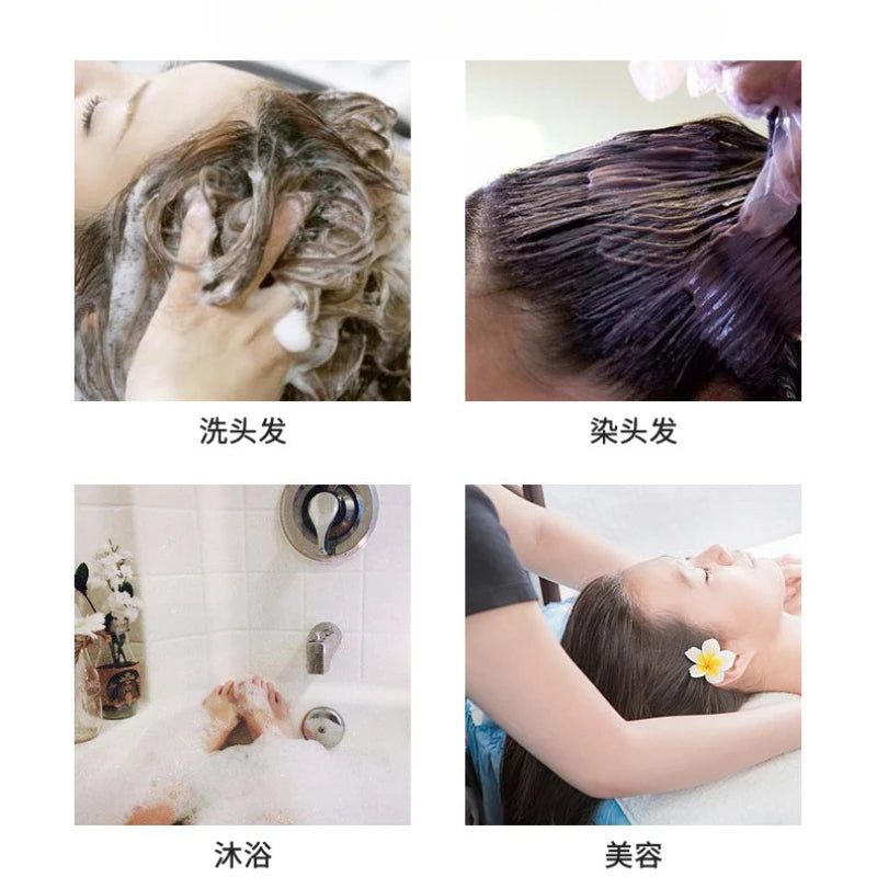 100PCS Disposable Hair Earmuff Dye Transparent Elastic Shower Hair Dye Protection Tool Shield Waterproof Earpack Plastic Wrap