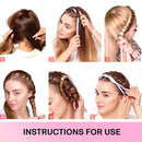 Heatless wave Rod Head band No Heat Silk Curls Ribbon Hair Rollers Sleeping Soft Headband Lazy Hair Curlers Hair Styling Tools - KiwisLove