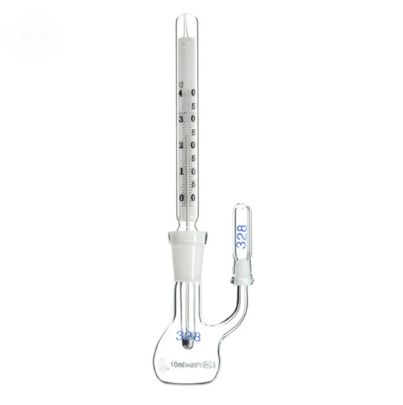 5ml/10ml/25ml/50ml/100ml Thermometer Pycnometer Glass Specific Gravity Bottle Class A Science Labware Medical - KiwisLove