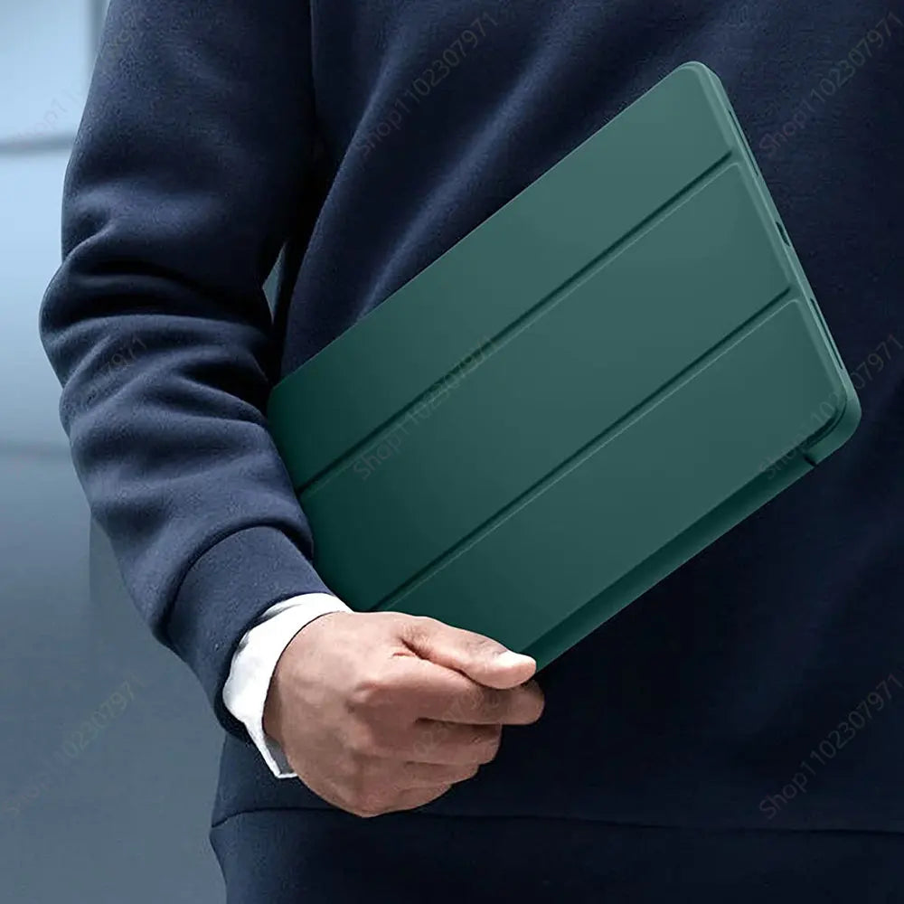 With Pencil Holder Funda for New iPad Pro12.9 5th 6th Air13 Pro13 10.2 9th A16 11th 2025 Air11 M2 M3 Pro11 M4 10th 10.9 10.5 9.7