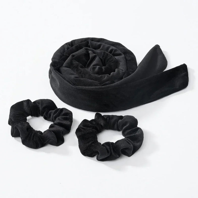 Sleeping Cap Heatless Curle Rod No Heat Ribbon Lazy Hair Curlers Headband Hair Rollers Sleeping Soft Headband Hair Styling Tools - KiwisLove