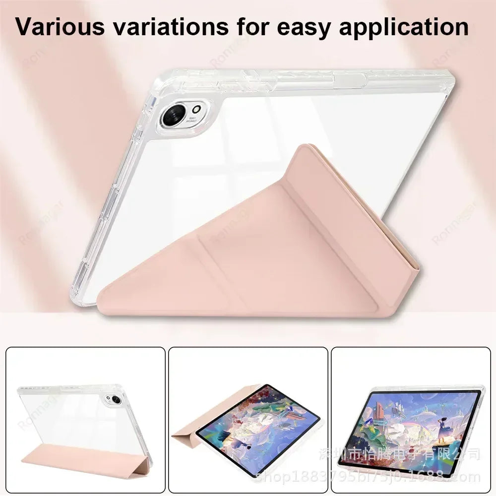 Y- Folding Case For Huawei MatePad 11 5.S Case 2024 Magnetic Stand Cover Coque Huawei MatePad 11.5 S 11.5S Cover Auto Wake Sleep