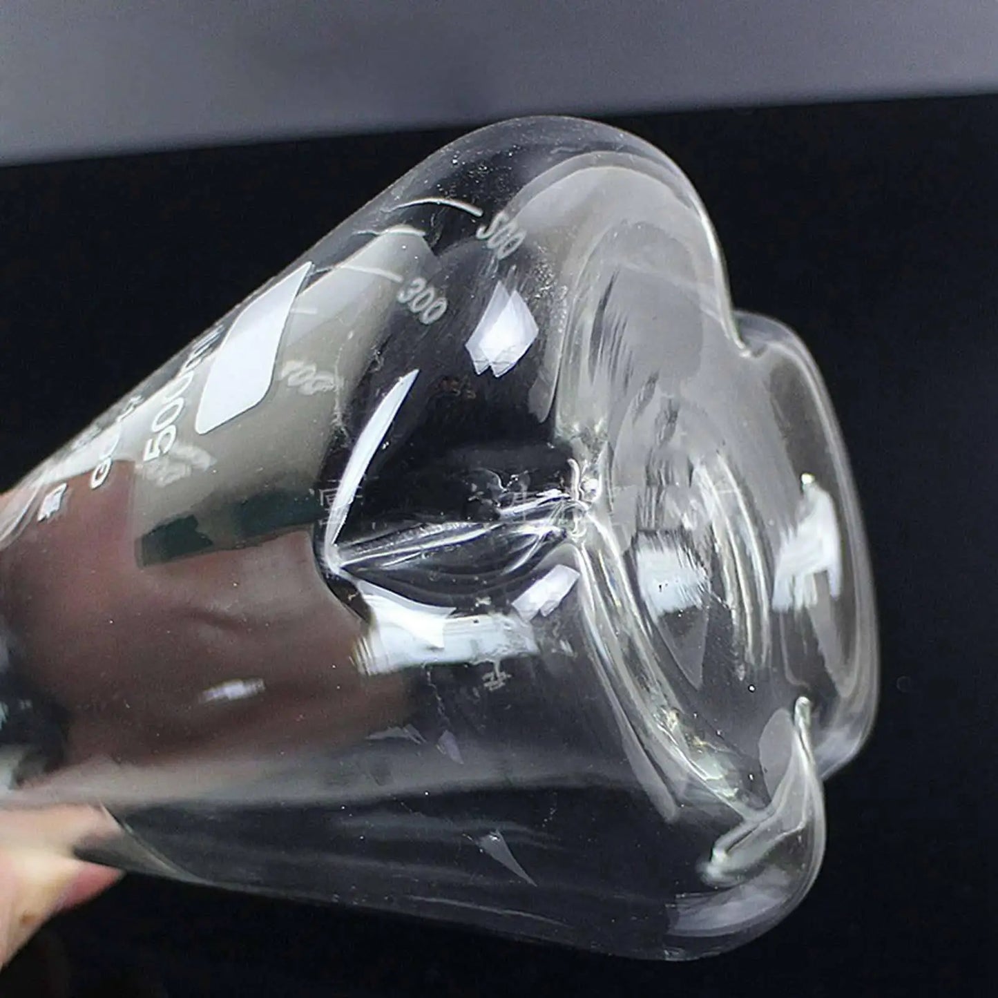 1000ml Borosilicate Glass Baffle Shake Conical Erlenmeye Flask Boro Glass Laboratory Ware - KiwisLove