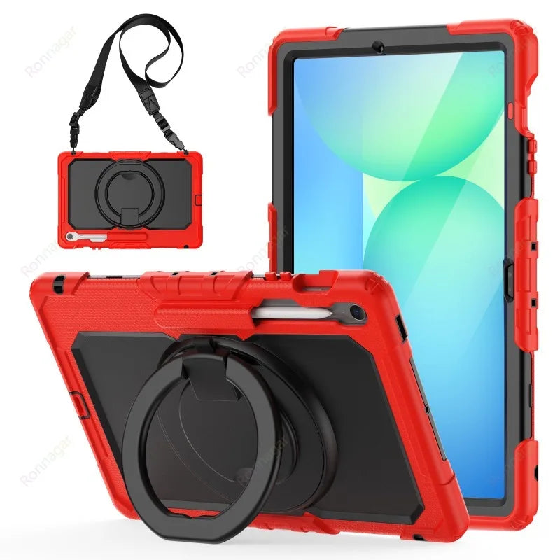Compatible with Samsung Galaxy Tab S10 FE+ 13.1 inch SM-X620/X626B Case Heavy Armor Shockproof Drop Funda S10 fe + 13.1" Cover