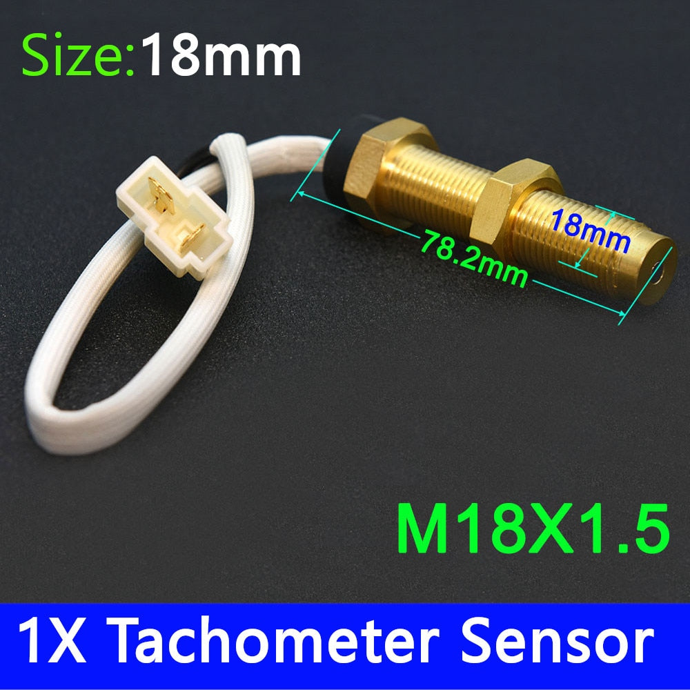 HD 85mm 3 in 1 Digital Boat Tachometer Gauge 3000/4000/6000/8000RPM Tacho meter With Oil Pressure Hours Water Temp for car truck - KiwisLove