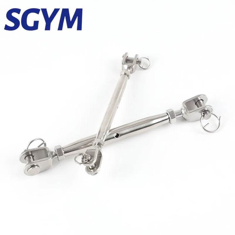 M5 M6 M8 M10 M12 M14 M16 M20 304 Stainless Steel Marine Sailboat Rigging Screw Closed Body Jaw/Jaw Turnbuckle