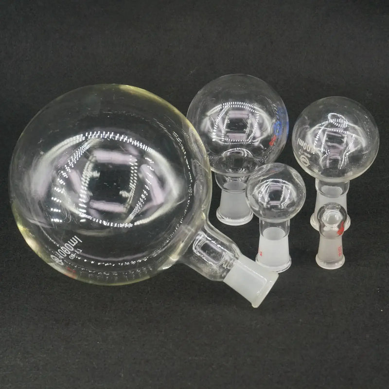 150/250/500/1000ml Joint 19/26 24/29 29/32 Borosilicate Glass Flask Round Bottom Single Short Neck Labware - KiwisLove