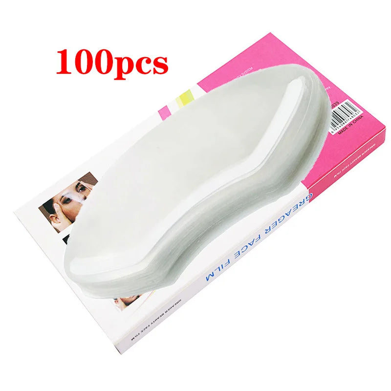 100 PCS Makeup Shower Face Shields Visors Disposable Masks for Hairspray Salon Supplies Hairdressing Tools - KiwisLove
